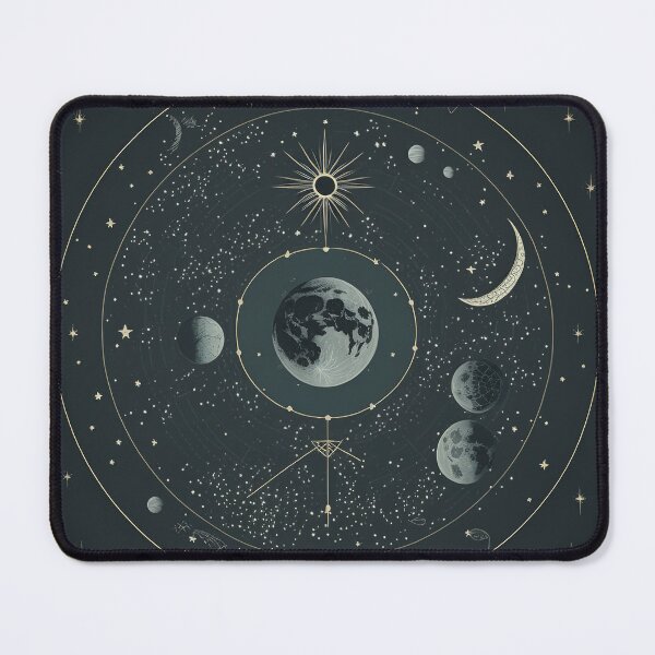 Item preview, Celestial Moon print will add a touch of whimsy and charm to your home or office. designed and sold by ToucanKrafts.
