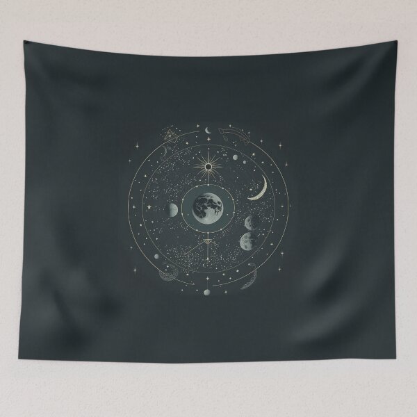 Item preview, Celestial Moon print will add a touch of whimsy and charm to your home or office. designed and sold by ToucanKrafts.