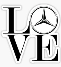 Love Mercedes Sticker