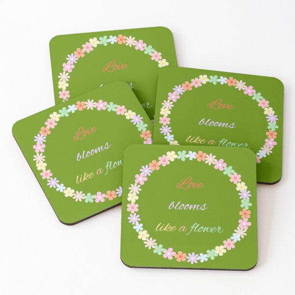 Item preview, Love Blooms Like a Flower designed and sold by 24SevenDesigns.