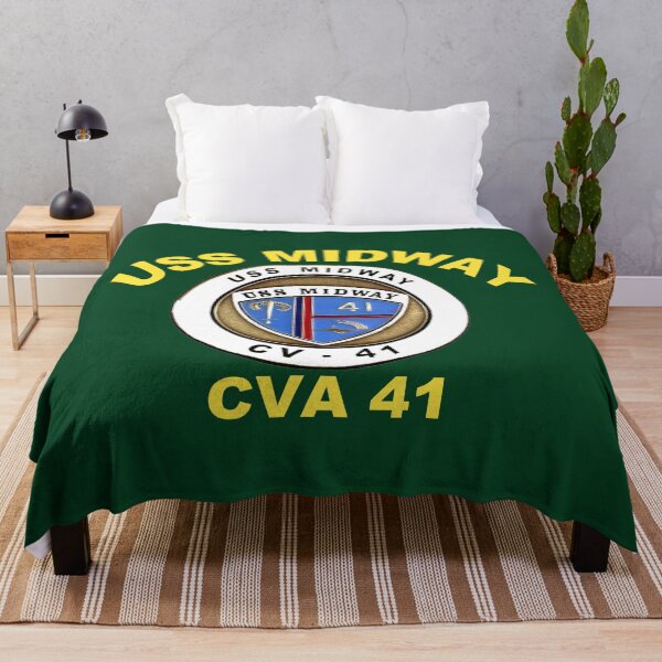 Artikelvorschau, USS Midway (CVB / CVA / CV-41) Wappen für Dunkelheit entworfen und verkauft von Nikki SpaceStuffPlus.