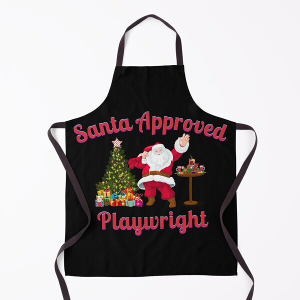 Item preview, Santa Approved Playwright- Black Background designed and sold by TheKnightWriter.