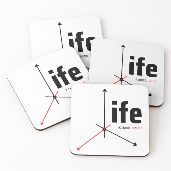 Item preview, Life is Short. Live It! designed and sold by Opine.