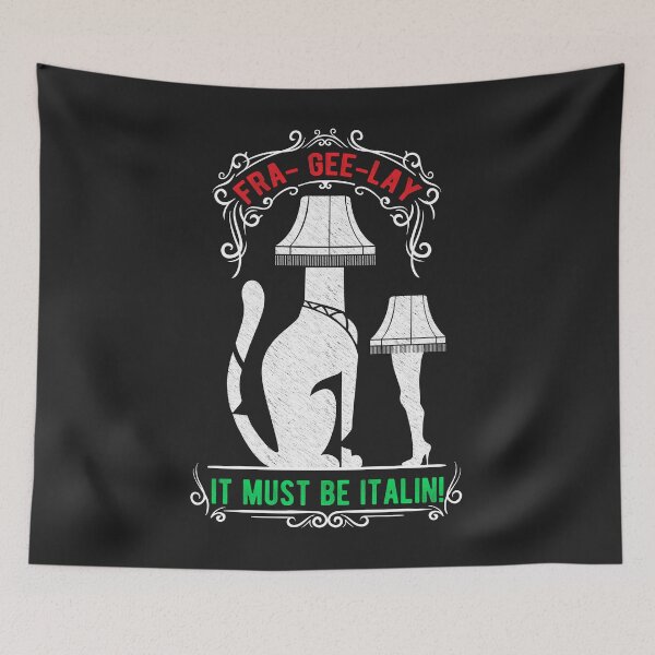 Item preview, Christmas Leg Cat Lamp Ugly FRAGEELAY It Must Be Italian! designed and sold by AJ DESIGN.