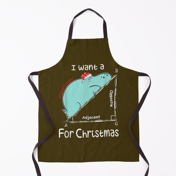 Item preview, I Want A Hippopotenuse For Christmath designed and sold by danisacookie.