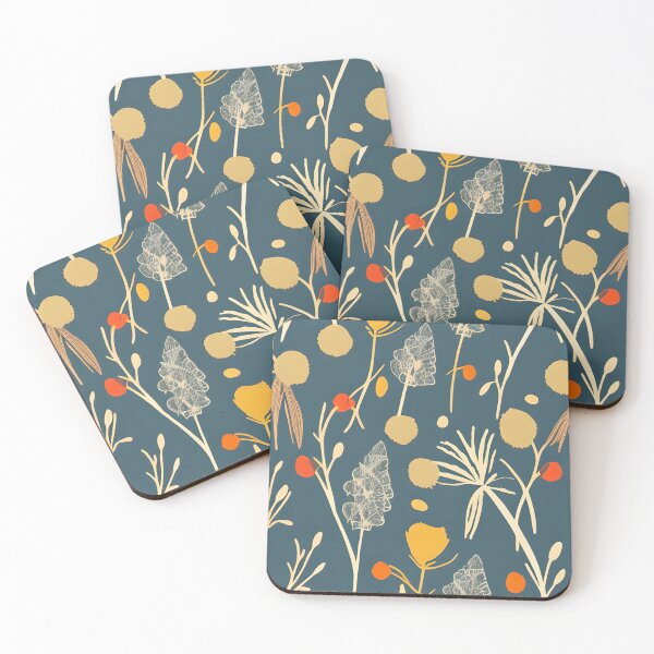 Item preview, Mid Century Modern Botanical Art Digital Painting designed and sold by PrintsCoolArt.