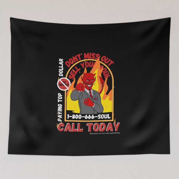 Item preview, Don't Miss Out, Sell Your Soul!  designed and sold by Novelty-Shirts.