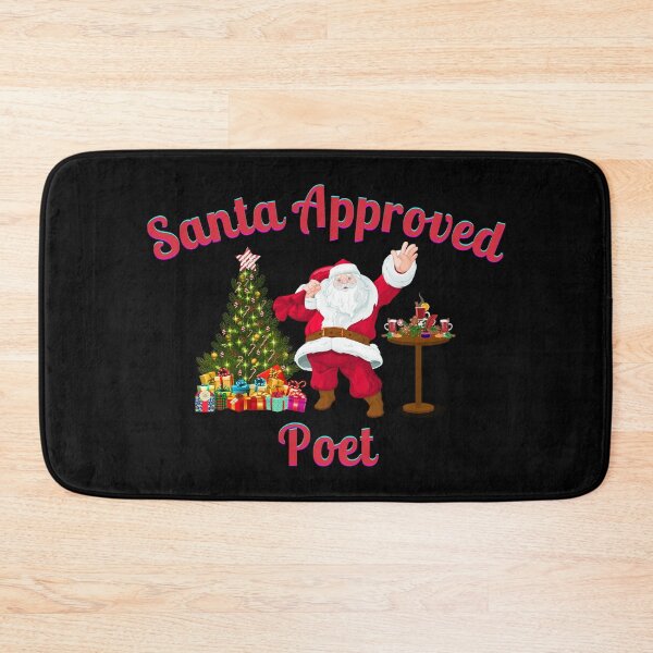 Item preview, Santa Approved Poet - Black Background designed and sold by TheKnightWriter.