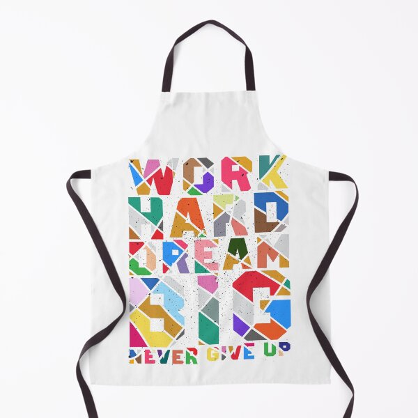 Item preview, work hard dream big funny colored motivation quote designed and sold by hamzablk.