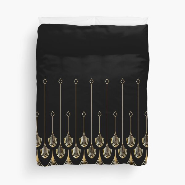 Item preview, Black and Gold Deco print designed and sold by faboop.