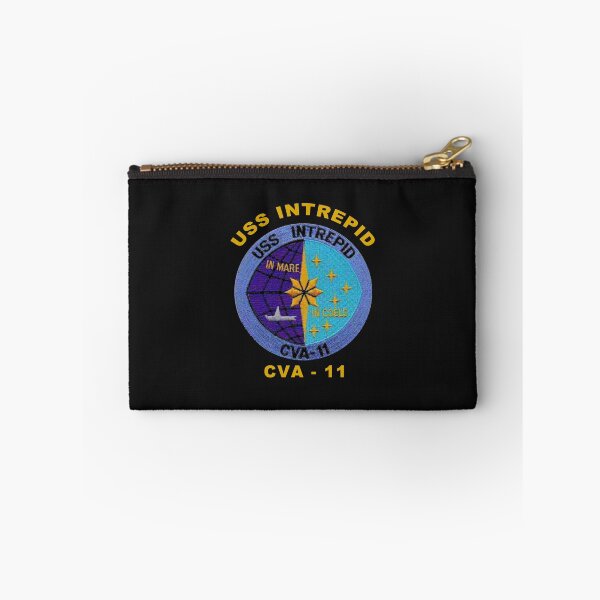 Item preview, USS Intrepid (CV/CVA/CVS-11) Crest for Dark Backgrounds designed and sold by Nikki SpaceStuffPlus.