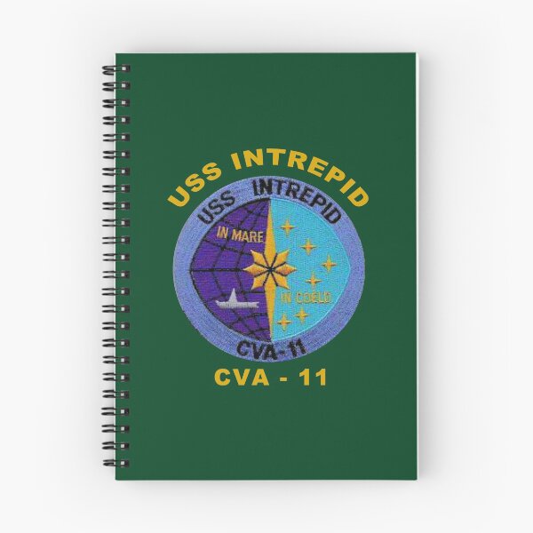 Item preview, USS Intrepid (CV/CVA/CVS-11) Crest for Dark Backgrounds designed and sold by Nikki SpaceStuffPlus.