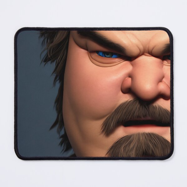 Aperçu de l'œuvre Jack noir rendu 3d créée et vendue par HappyAiCcidents.