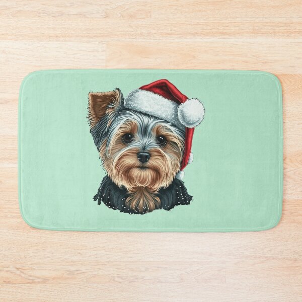 Artikelvorschau, Hund Yorkshire Weihnachtsmütze entworfen und verkauft von FunArt4You.