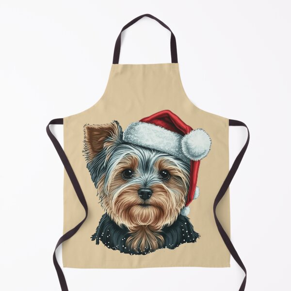 Item preview, Dog Yorkshire Santa hat designed and sold by FunArt4You.