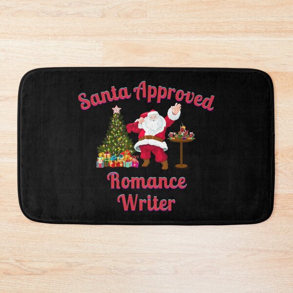 Item preview, Santa Approved Romance Writer - Black Background designed and sold by TheKnightWriter.