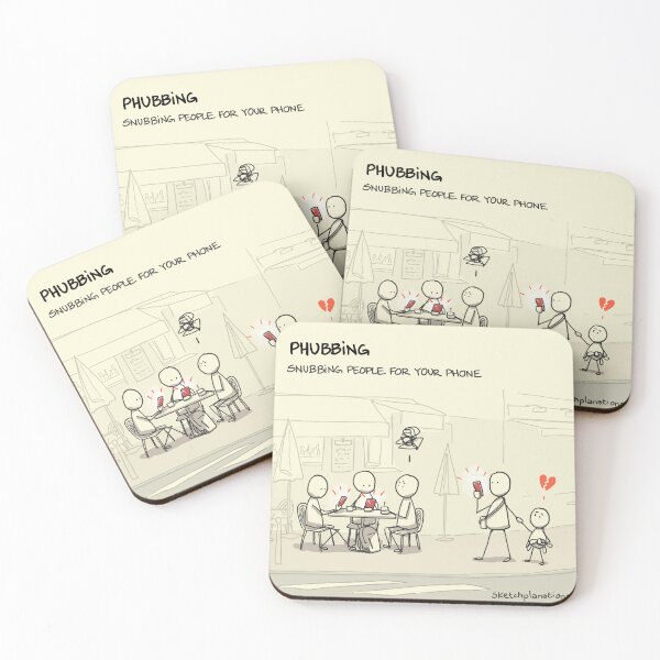 Item preview, Phubbing designed and sold by Sketchplanations.