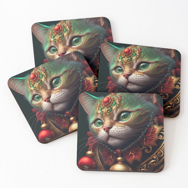 Item preview, Christmas Kittens 1 designed and sold by idreamaboutcats.