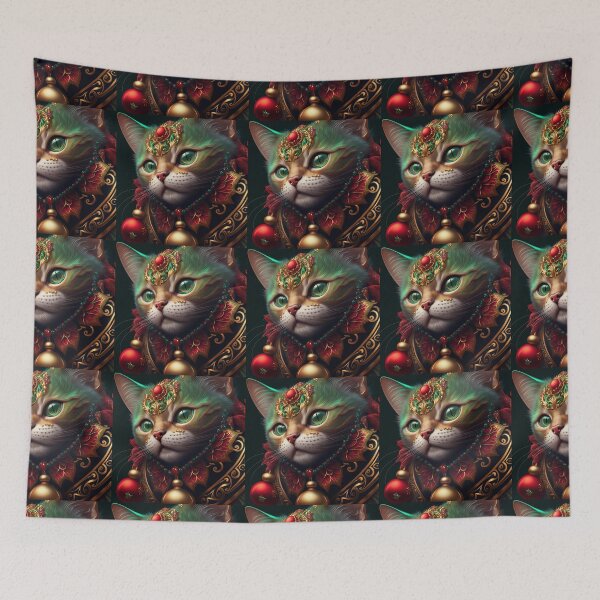 Item preview, Christmas Kittens 1 designed and sold by idreamaboutcats.