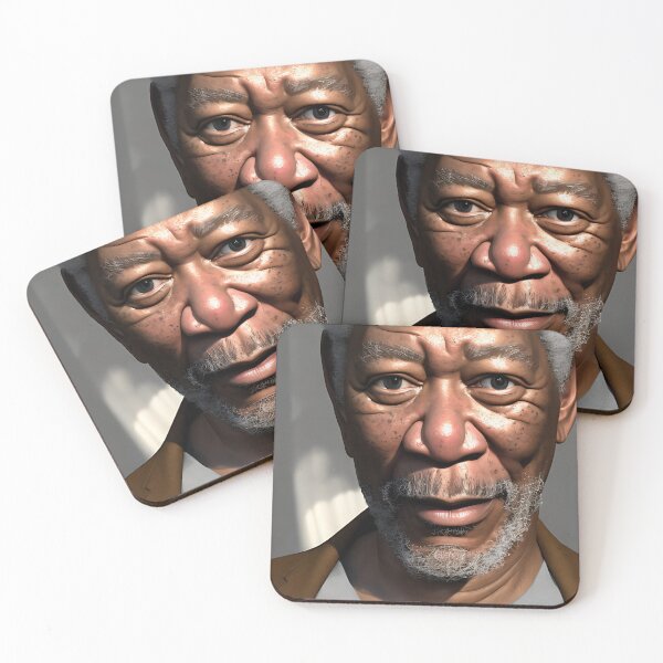 Item preview, Morgan Freeman 3d render  designed and sold by HappyAiCcidents.