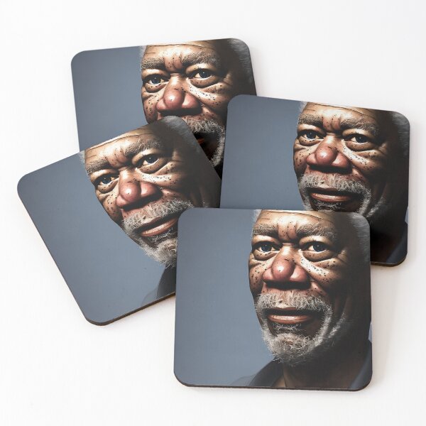 Item preview, Morgan Freeman 3d render 2 designed and sold by HappyAiCcidents.