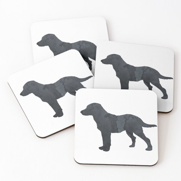 Aperçu de l'œuvre Chesapeake Bay Retriever, Chessie, Chien Noir Art Silhouette Simple créée et vendue par BittenByErmines.