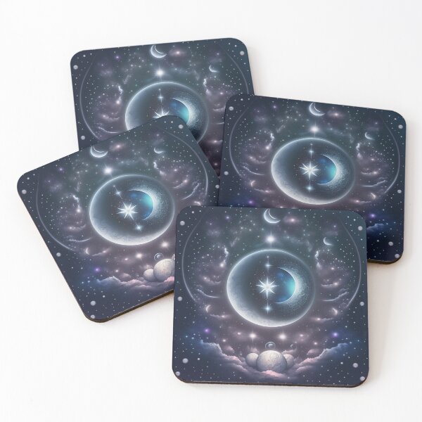 Item preview, Celestial Moon print will add a touch of whimsy and charm to your home or office. designed and sold by ToucanKrafts.