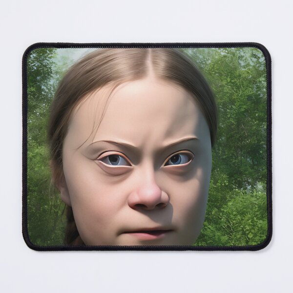 Item preview, Greta Thunberg 3d render  designed and sold by HappyAiCcidents.