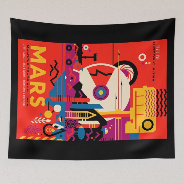 Item preview, NASA/JPL Fantasy Tour of Mars designed and sold by Rockett Graphics.