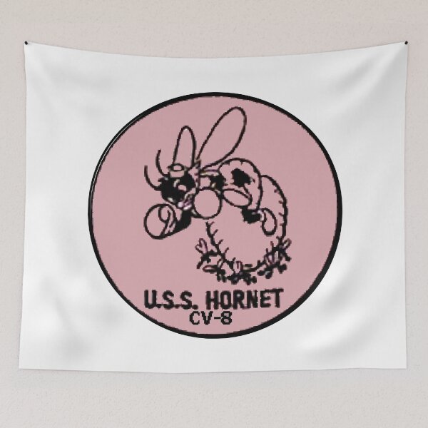 Item preview, USS Hornet (CV-8) Crest designed and sold by Nikki SpaceStuffPlus.