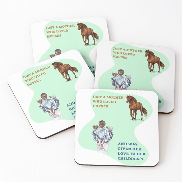 Item preview, Just a mother who loved horses and gave her love to her children's designed and sold by ynsmahop.