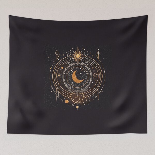 Item preview, Celestial Moon print will add a touch of whimsy and charm to your home or office designed and sold by ToucanKrafts.