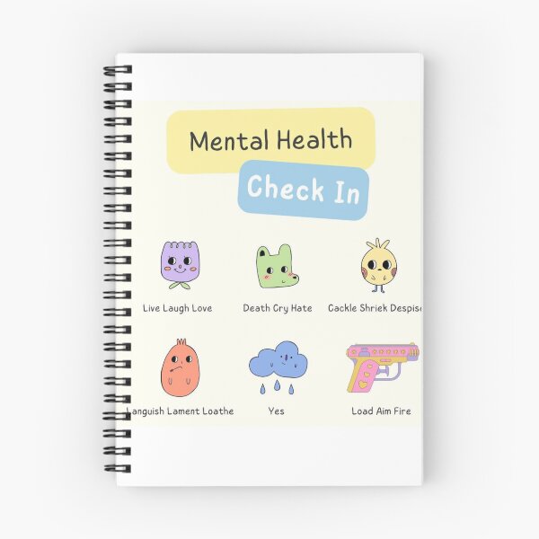 Item preview, Mental Health Check In Parody designed and sold by WellMeaningNT.