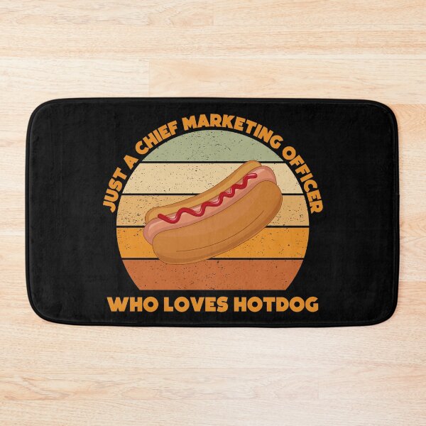 Item preview, Just a chief marketing officer who loves hotdog, funny food lovers chief marketing officer job, marketing department, humor, joke, meme, hotdog lover, foodie worker designed and sold by SGS-.