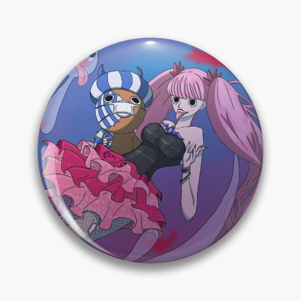 Original Anime ONE PIECE / Perona Metal Pin Badge Collectible Rare