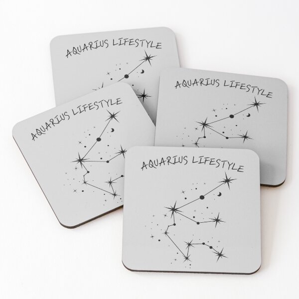 Item preview, Aquarius Lifestyle Zodiac Sign designed and sold by to-esu.