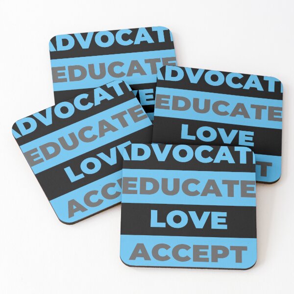 Item preview, Advocate Educate Love Accept designed and sold by Opine.