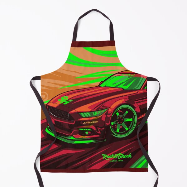 Item preview, Ford Mustang pony GT Eco boost 2016 illustration graphics designed and sold by Rocket Shock.