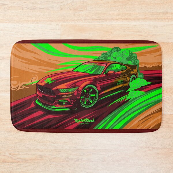 Item preview, Ford Mustang pony GT Eco boost 2016 illustration graphics designed and sold by Rocket Shock.