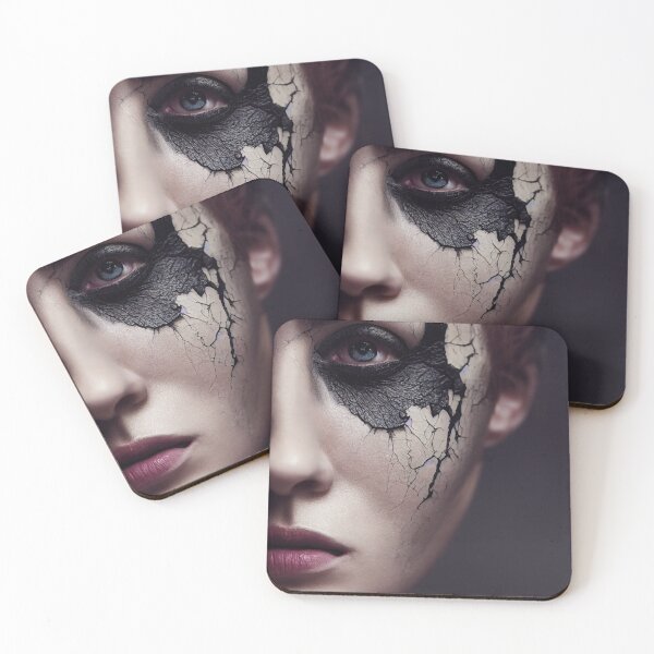 Item preview, Vampire woman with black makeup. designed and sold by Maniock.