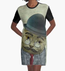 Vintage Cat Graphic T-Shirt Dress