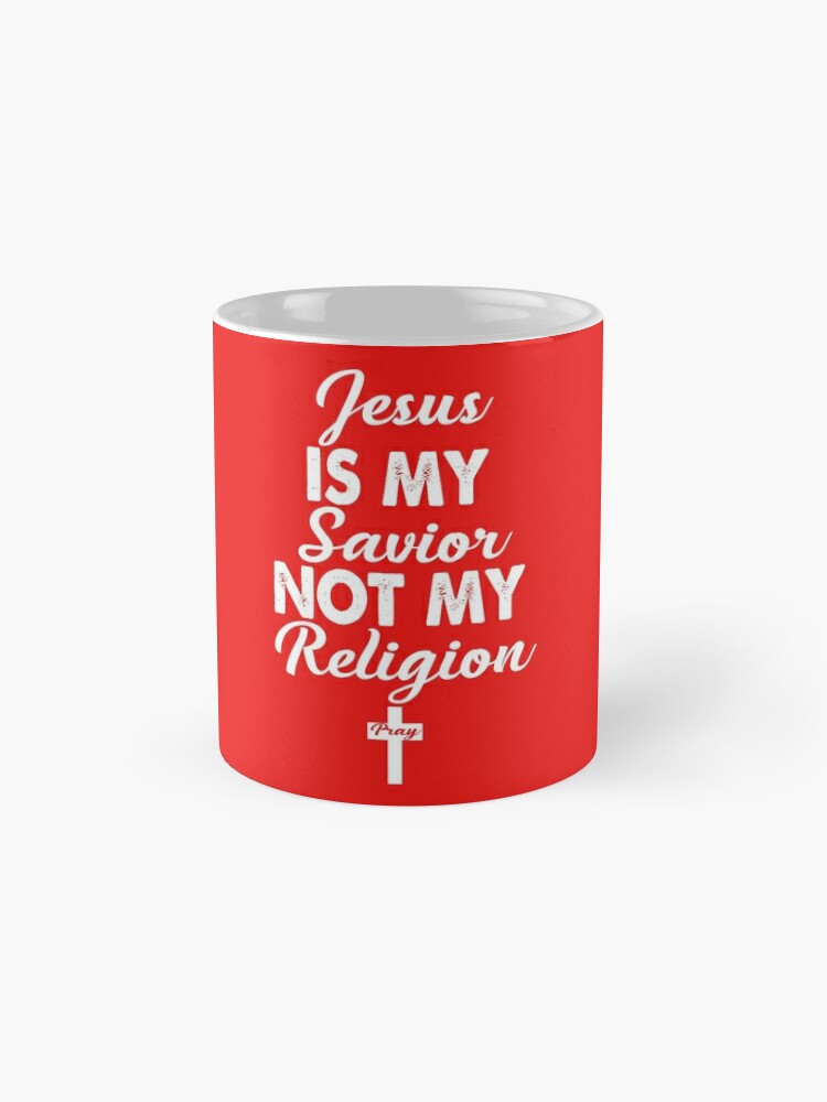 Thumbnail 4 of 6, Coffee Mug, Jesus is my savior  designed and sold by TCCPublishing.