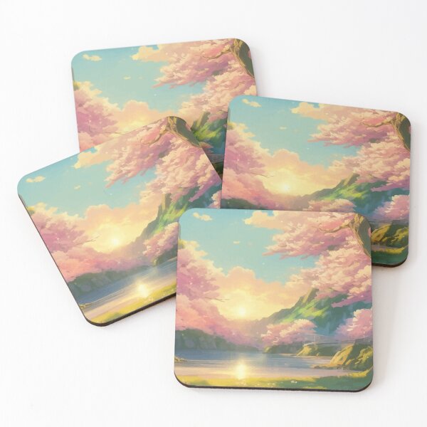 Item preview, Anime Illustration of Sakura and Hills  designed and sold by neverenddreams.
