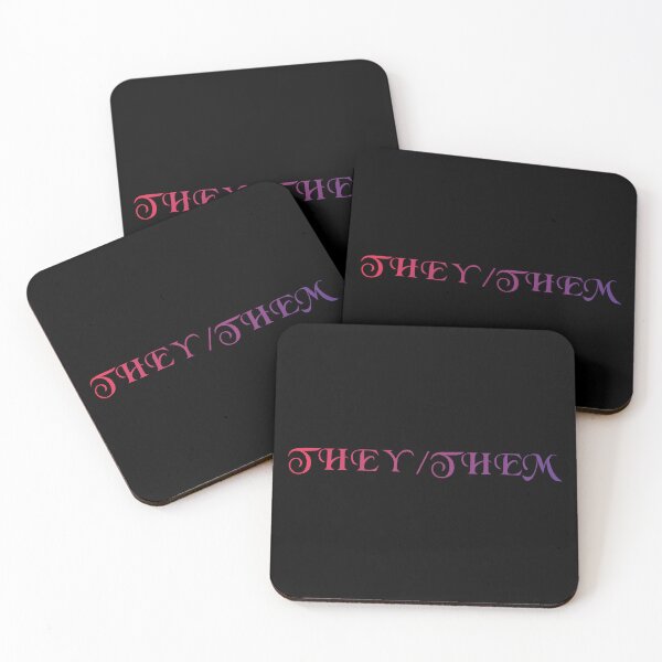 Item preview, They Them Non Binary Genderfluid Gender Identity Pronouns  designed and sold by M-L-Creations.