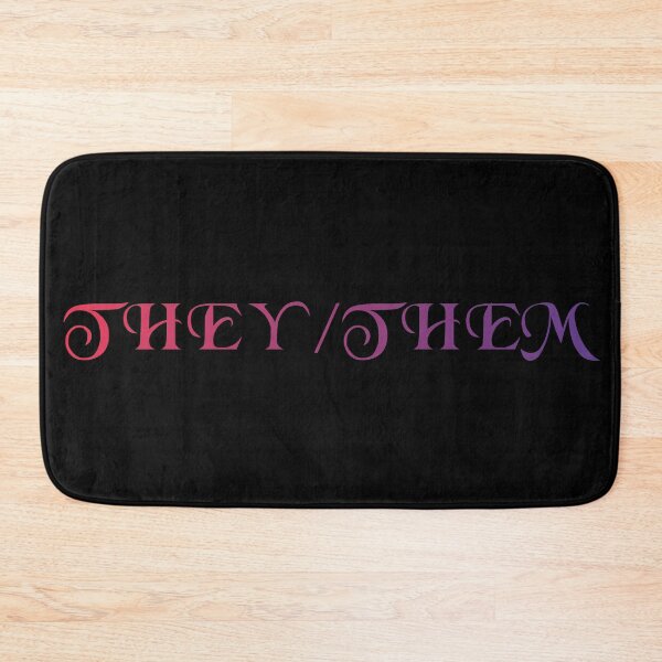 Item preview, They Them Non Binary Genderfluid Gender Identity Pronouns  designed and sold by M-L-Creations.