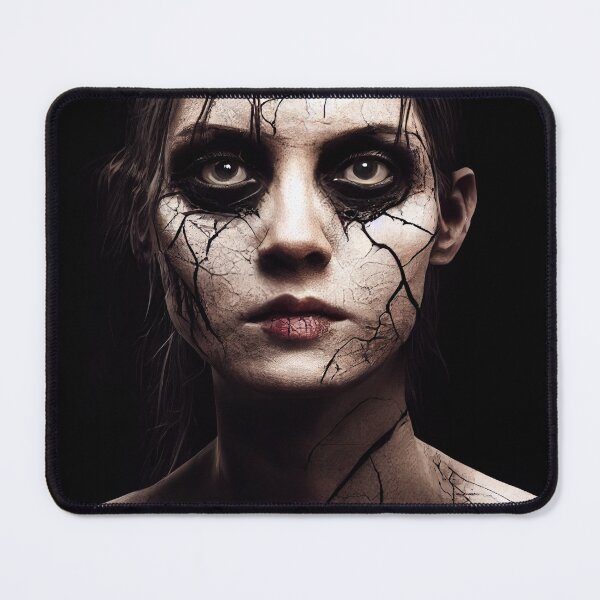 Item preview, A woman with a cracked skin. designed and sold by Maniock.