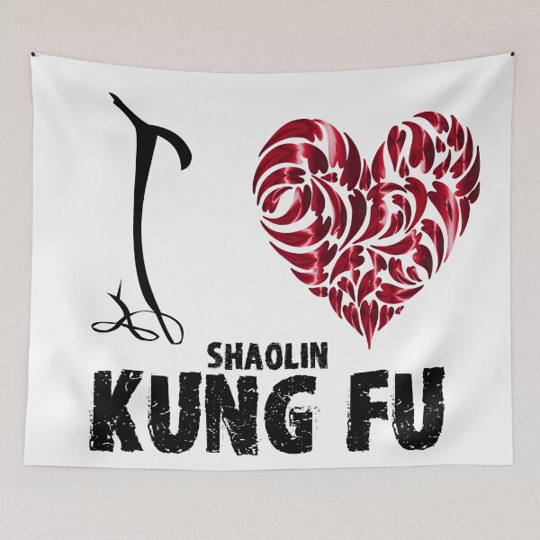 Item preview, Shaolin Kung Fu T shirt Design I Love Shaolin Kung Fu designed and sold by MartialArtsNerd.