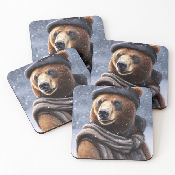Item preview, A Bear in the Winter Snow designed and sold by meggydesigns.