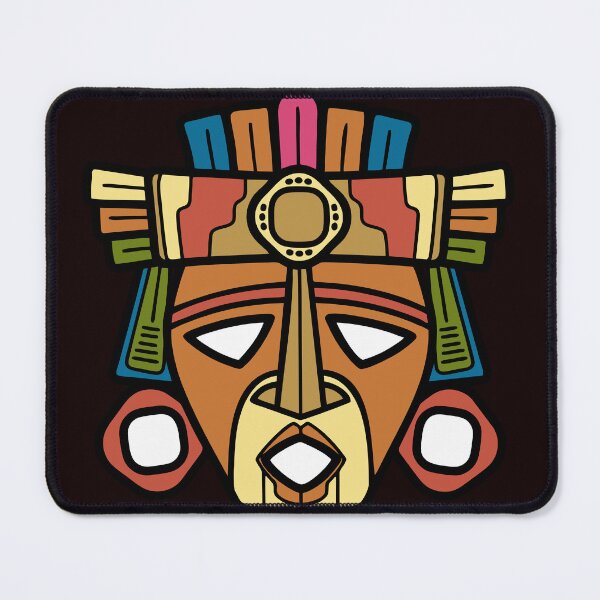 Item preview, mask-mayan-aztec-indian designed and sold by gandra.