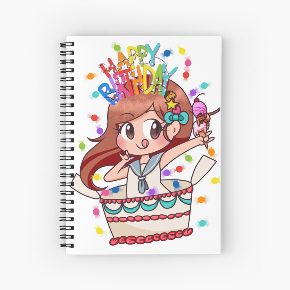 Cahier A Spirale Chibi D Anniversaire Par Yourkawaiidream Redbubble